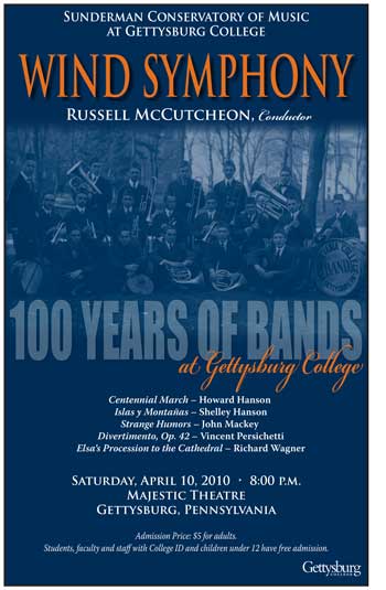 100 Years of Bands at Gettysburg College