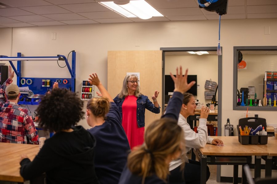 Prof. Divonna Stebick launches Master of Education program.