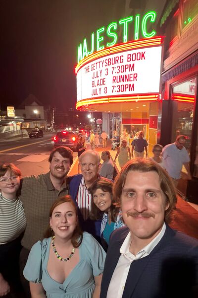 Gordie Beittenmiller and family at the premiere of The Gettysburg Book documentary.